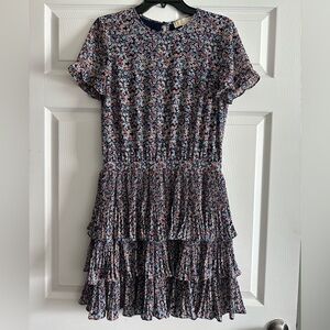 Michael Kors Floral Navy Dresss